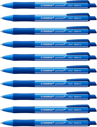 STABILO pointball colorful - Ballpoint Pen - Pack of 10... - High-Tech & Électronique Amazon Royaume-Uni à 8.56€