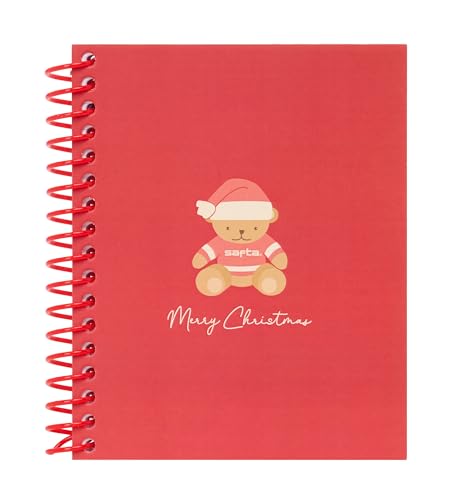 RED BEAR HAPPY HOLIDAYS - Quaderno A6 da 120 fogli... - Jouets & Jeux en promo à 4.80€