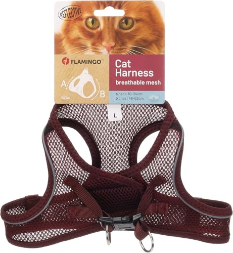 Cat Harness Step&Go Berta Aubergine L 30-34cm 48-52cm - Nouvelle promo Amazon à 13.60€