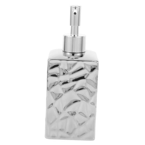 BUGUUYO Refillable Pump Lotion Bottle Square Silver Ceramic... - Beauté & Parfums Amazon Royaume-Uni à 10.49€