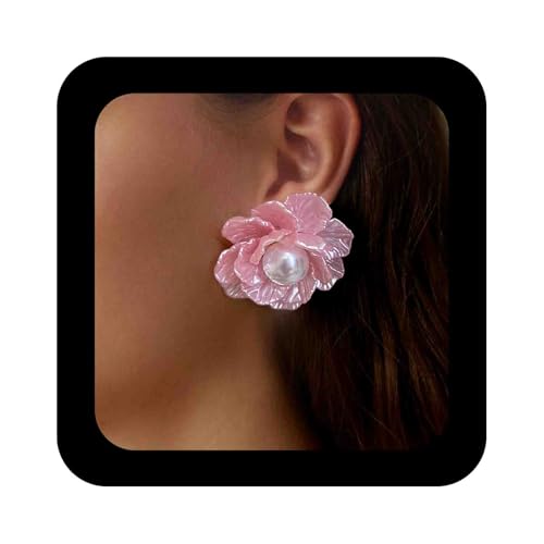 Enautoabs Gran Concha De Perla Pendientes De Flores Para... - Auto & Moto Amazon Espagne à 5.99€