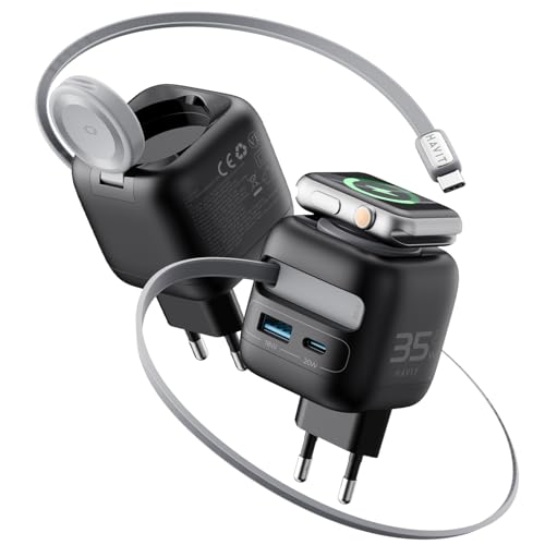 havit Caricatore USB-C da 35 W, con cavo retrattile, 4... - High-Tech & Électronique en promo à 32.94€