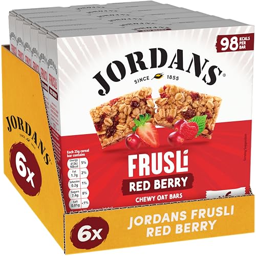 Jordans Frusli Chewy Oat Cereal Bar - Red Berries - British... - Épicerie Amazon Royaume-Uni à 2.30€