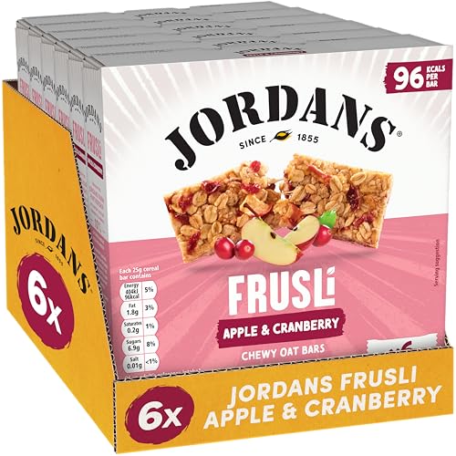 Jordans Frusli Chewy Oat Cereal Bar - Cranberry and Apple... - Épicerie Amazon Royaume-Uni à 2.30€