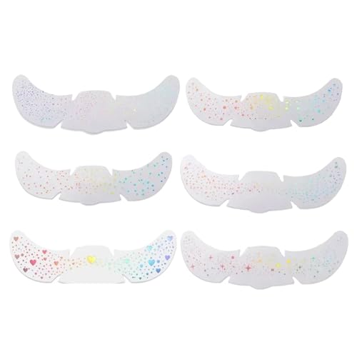 de Purpurina para Cara,6 Hojas Decoración Facial Adhesiva |... - Loisirs Créatifs Amazon Espagne à 2.19€