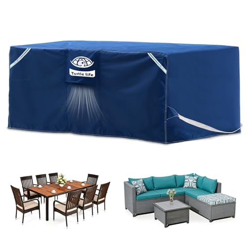 Turtle Life Housse Salon de Jardin, 190 x 130 x 74... - Maison & Cuisine Amazon France à 9.90€