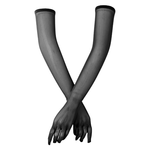 Sywiyi Guantes de mujer largos hasta el codo, guantes... - Bon plan à 0.99€