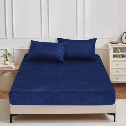 YASMENG Spannbettlaken, 200 x 200 cm, Flanell, Winter... - Maison & Cuisine Amazon Allemagne à 30.01€