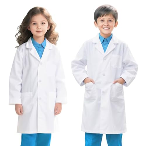 Bata Química Infantil, Bata Blanca Infantil Niña Niño... - Sports & Fitness Amazon Espagne à 1.99€
