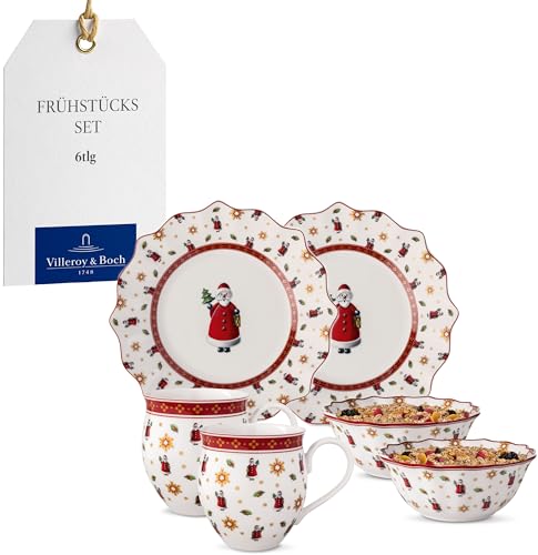 Villeroy & Boch - Toy's Delight Frühstücks-Set für 2 Santa... - Maison & Cuisine Amazon Allemagne à 93.70€