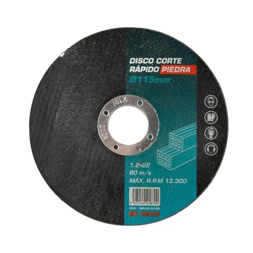 Disco de corte - disco de 115x1.2mm, ideal para corte de... - Bricolage & Outils Amazon Espagne à 2.59€