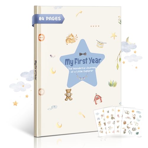 Baby Memory Book for Boys – Boho Design, 84-Page Hardcover... - Bébé & Puériculture Amazon Royaume-Uni à 9.99€