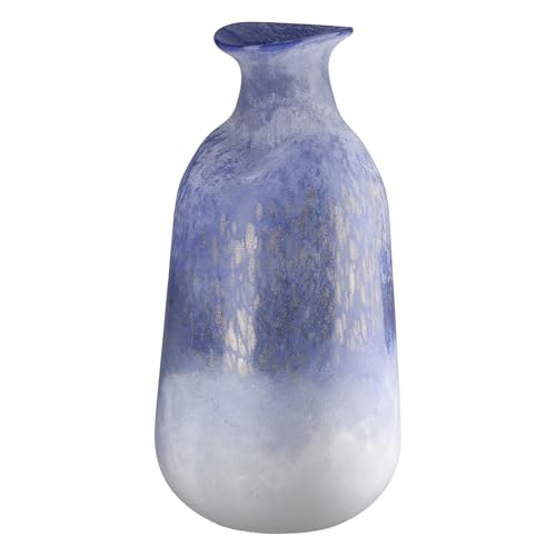 Glas Art Vase Azur - Glas - blau matt - Höhe 37cm x Ø 17cm... - Maison & Cuisine Amazon Allemagne à 21.49€