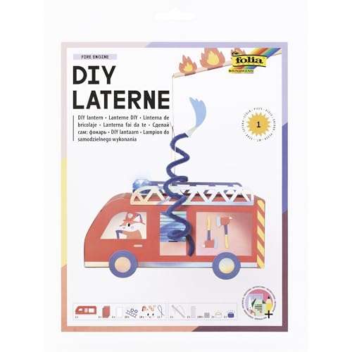 folia 95306 - Lanterne fai da te FIRE ENGINE, env. 10,5 x... - DIY & Tools Amazon Italy à 6.90€