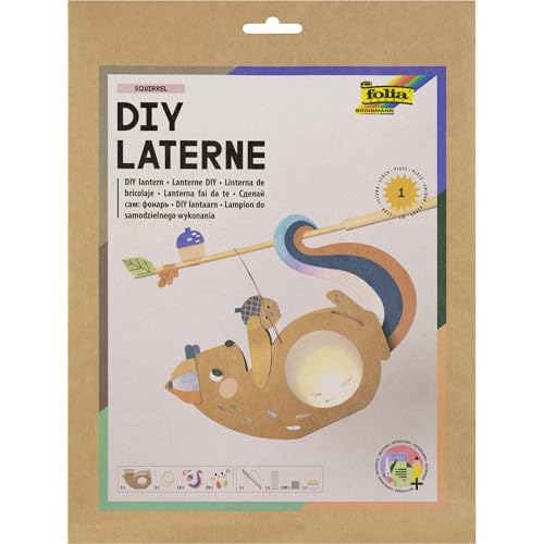 folia 95302 - Farol de bricolaje SQUIRREL, aprox. 22,5 x... - Amazon Espagne à 7.70€