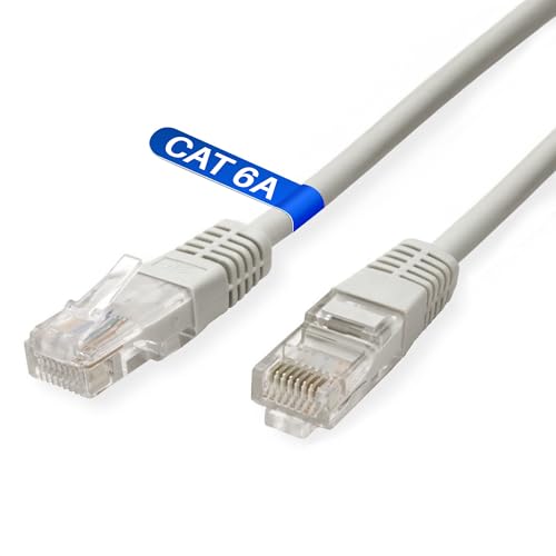 Atlantis Câble Ethernet Cat 6A UTP 5m, Câble LAN réseau.... - Tech & Electronics Amazon France à 6.79€