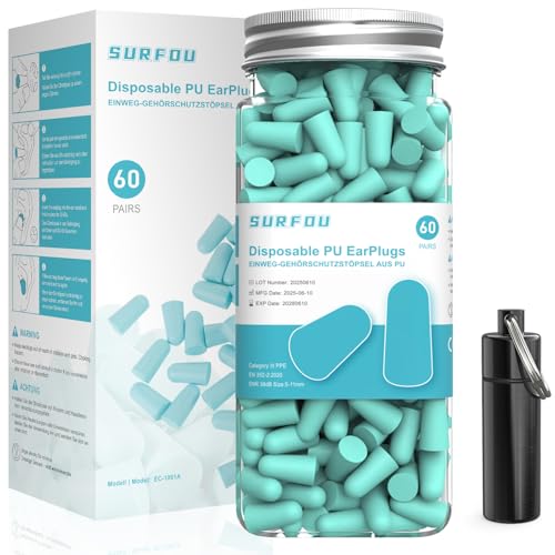 SURFOU Tappi Orecchie Dormire 60 Paia, 38 dB Riduzione... - Erreur de prix -75% à 9.98€