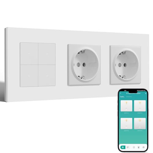 BSEED Smart Zigbee Interruttore 4 Gang 1 Via e Presa... - High-Tech & Électronique Amazon Italie à 20.90€