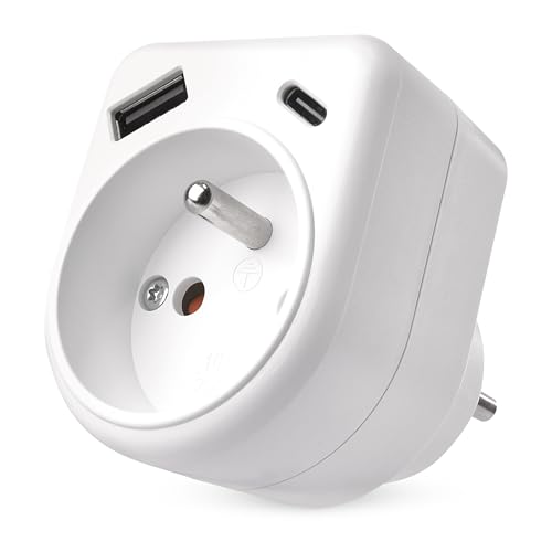 EMOS - Enchufe Individual con conexión USB-A y USB-C, máx.... - High-Tech & Électronique en promo à 12.10€