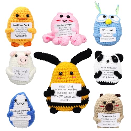 Mini peluche positivo all'uncinetto, regalo di laurea per... - Sports & Fitness Amazon Italy à 13.37€