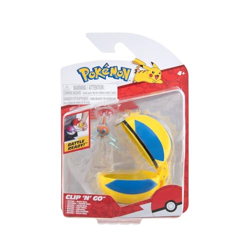 Pokemon - Clip 'n' Go - Rotom + Quick Ball/Toys - Sports & Fitness en promo à 10.00€