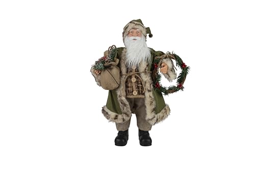Cosy Home Figura de Papá Noel en poliéster, Verde/Marrón... - Jouets & Jeux Amazon Espagne à 49.67€