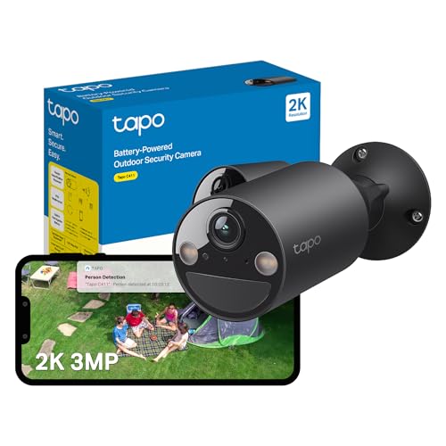 Tapo C411 2K 3MP Battery Security Camera Outdoor... - High-Tech & Électronique Amazon Royaume-Uni à 42.99€