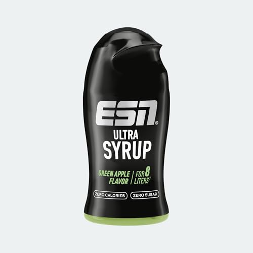 ESN Ultra Syrup, Green Apple, 65 ml, für 8 l Fertiggetränk... - Épicerie Amazon Allemagne à 3.37€