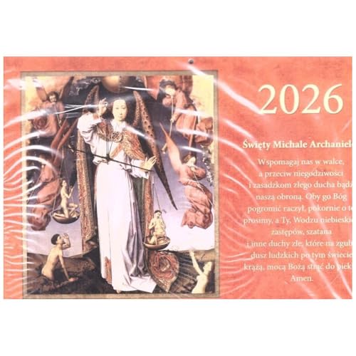 Kalendarz 2026 Trójdzielny Święty Michale Polski Kalendarz... - Sports & Fitness Amazon Royaume-Uni à 0.60€