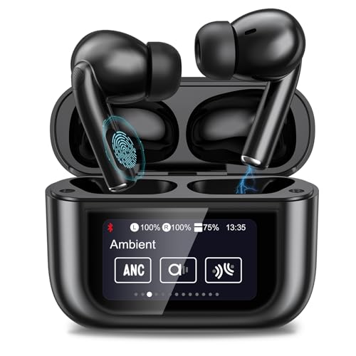 Wireless Earbuds -Touchscreen Headphones Bluetooth 5.4 In... en promo sur Amazon