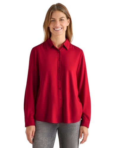 Cecil Hemdbluse in Unifarbe Beaujolais red XL - Mode & Vêtements Amazon Allemagne à 20.00€