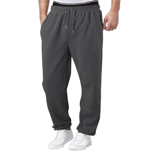 Generico Pantaloni da Jogging Larghi da Uomo Tinta Unita... - Sports & Fitness Amazon Italie à 13.99€