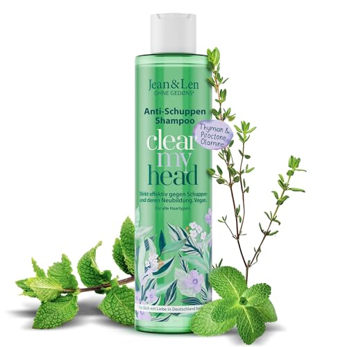 Jean & Len Anti-Schuppen Shampoo Thymian & Minze, vegane... - Beauté & Parfums Amazon Allemagne à 2.00€