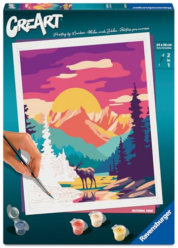 Ravensburger – CreArt 24x30 cm – Adulte – Peinture par... - Loisirs Créatifs Amazon France à 11.47€