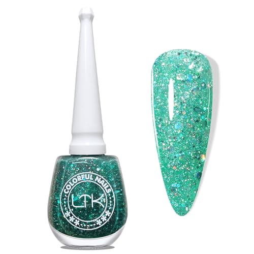 Grün Nagellack - 13ML Glossy Schnelltrocknend &... - Bricolage & Outils Amazon Allemagne à 1.99€