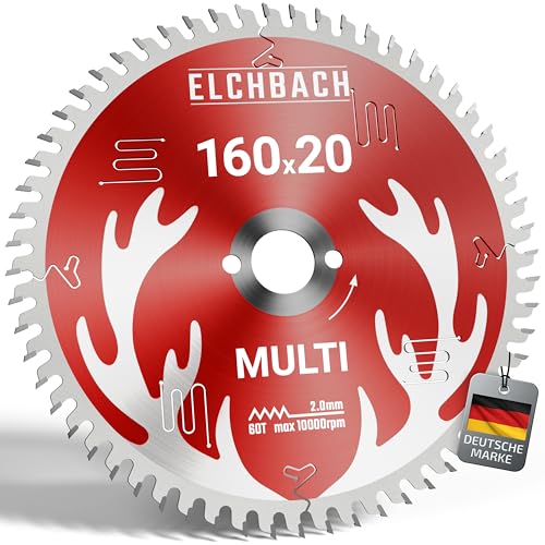 Elchbach® Multi Kreissägeblatt 160×20 mm Hartmetall - für... - Bricolage & Outils Amazon Allemagne à 15.99€