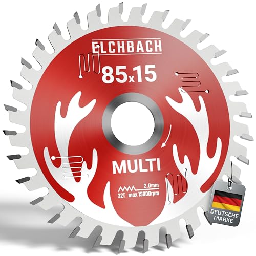 Elchbach® Multi Kreissägeblatt 85×15 mm Hartmetall - für... - Bricolage & Outils Amazon Allemagne à 11.99€