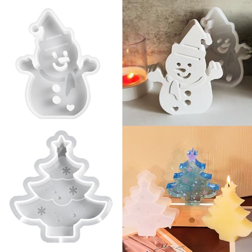 VGECEE 2 Stück Silikonformen Gießformen Weihnachten... - Maison & Cuisine Amazon Allemagne à 1.99€