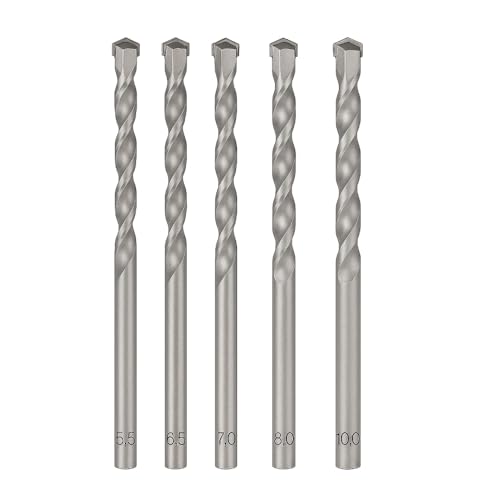 JD Brands Masonry Drill Bits – 5.5mm, 6.5mm, 7mm, 8mm &... - Home & Kitchen Amazon UK à 7.27€