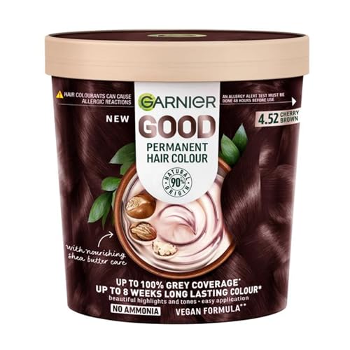 Garnier GOOD Permanent Hair Dye 4.52 Cherry Cola Brown, Up... - Beauté & Parfums en promo à 7.99€
