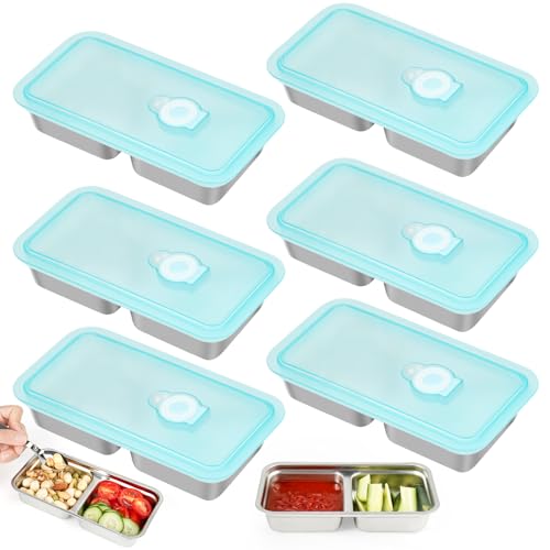 foergenova Paquete de 6 recipientes de acero inoxidable con... - Sports & Fitness en promo à 27.59€