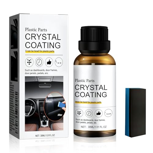 Car Plastic Restorer Black with Sponge, 2025 New Back to... - Auto & Moto Amazon Royaume-Uni à 8.99€