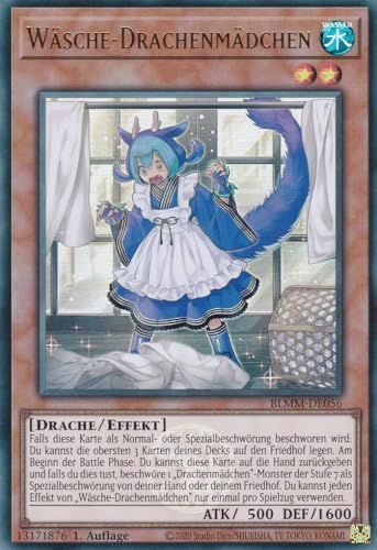 Yu-Gi-Oh! – Wäsche-Drachenmädchen – Ultra Rare – BLMM-DE056... - Sports & Fitness Amazon Allemagne à 1.00€