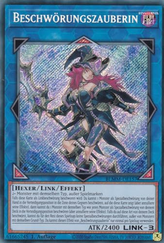 Yu-Gi-Oh! – Beschwörungszauberin – Secret Rare – BLMM-DE157... - Sports & Fitness Amazon Allemagne à 1.95€