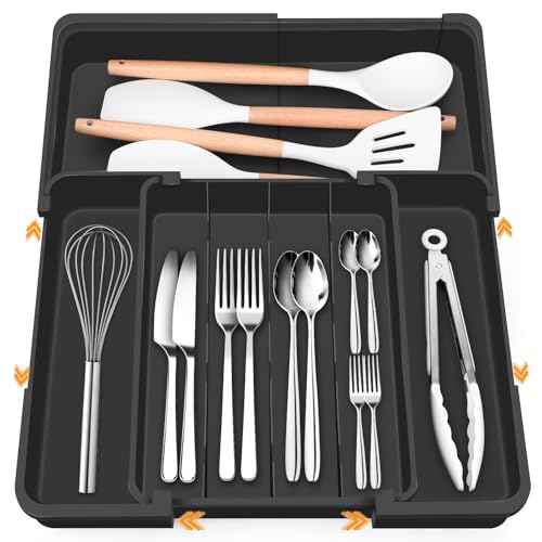 Euqvunn Range Couverts pour Tiroir Multidirectionnel... - Maison & Cuisine en promo à 18.19€