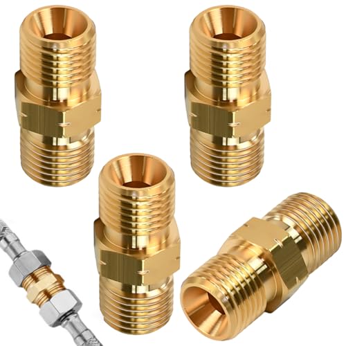 Zithgen Lot de 4 Pièces Raccord Double Mamelon en Laiton |... - Maison & Cuisine Amazon France à 1.99€