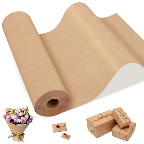 Euqvunn Papier Kraft, Naturel Recyclable, Rouleau 30cm x... en promo à 14,79€ (-53%) sur Amazon FR