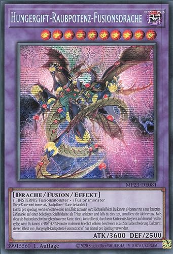 Hungergift-Raubpotenz-Fusionsdrache MP23-DE081 Secret Rare... - Jeux Vidéo & Consoles Amazon Allemagne à 1.00€