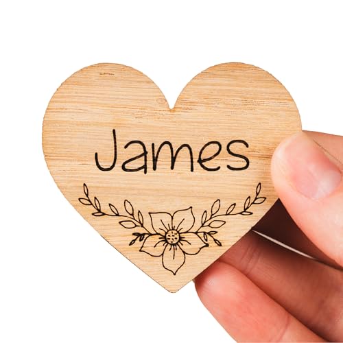 Wedding Place Names, Personalised wooden place names for... - Maison & Cuisine en promo à 0.99€