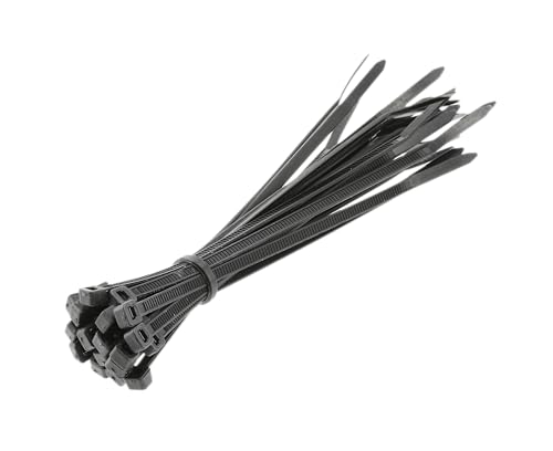 HÖGERT TECHNIK - Nylon Kabelbinder 3,6 x 140 mm schwarz 25... - Bricolage & Outils en promo à 0.52€